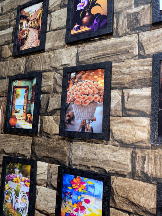 12 Pieces Flower Wall Art Frame Set – Premium Flower Collection